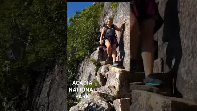 Precipice Trail is currently open in Acadia National Park and is a must do! смотреть онлайн