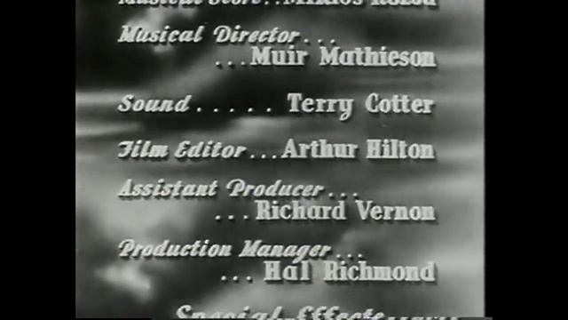 Thunder in the City Titles Miklos Rozsa смотреть онлайн