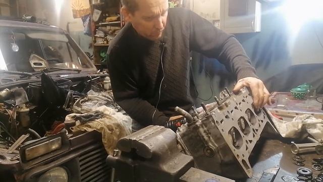Дедовский способ рассухаривания клапанов.Ремонт головки ваз 21213 нива. смотреть онлайн