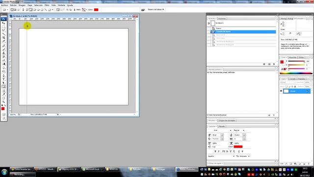 Crear reglas y líneas de guía en PHOTOSHOP смотреть онлайн