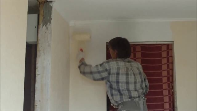 Покраска флизелиновых обоев. смотреть онлайн