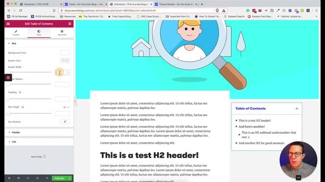 A full Elementor TABLE OF CONTENTS tutorial! смотреть онлайн