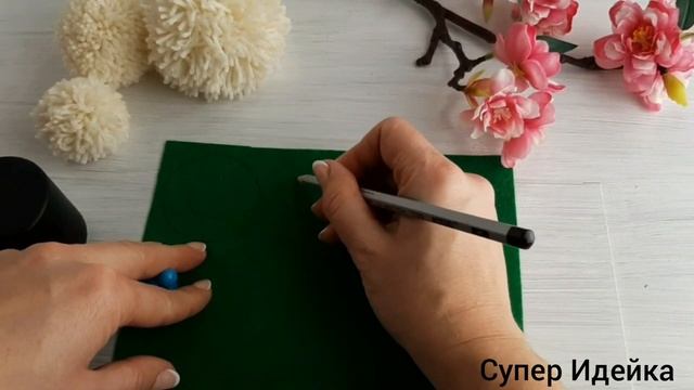 Новогодний Снеговик из ниток своими руками смотреть онлайн