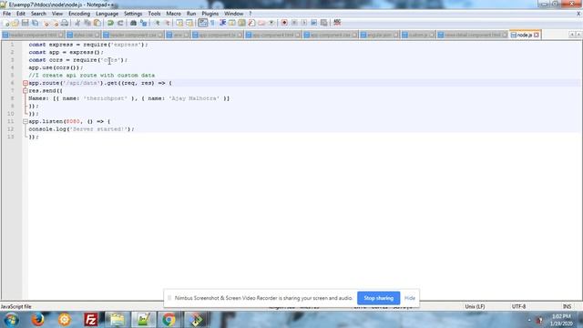 Angular 8 with node js and express js смотреть онлайн