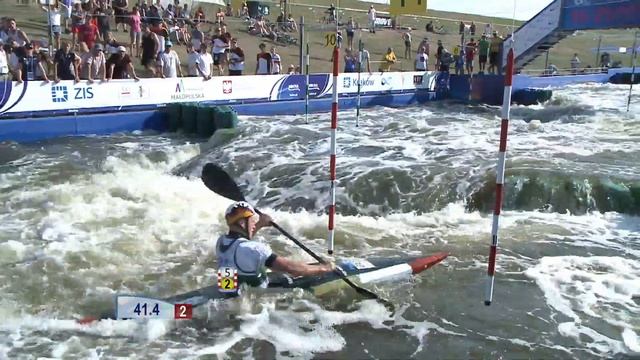 2019 ICF Canoe Slalom Junior & U23 World Championships Krakow Poland / Jnr Final – C1w, K1m смотреть онлайн