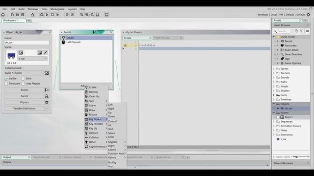 Знакомимся с экземплярами объектов - Обучение созданию игр в Game Maker Studio 2 смотреть онлайн