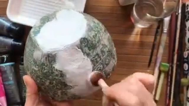 Посуда из папье-маше своими руками. Мастер класс\ DIY papier mache смотреть онлайн
