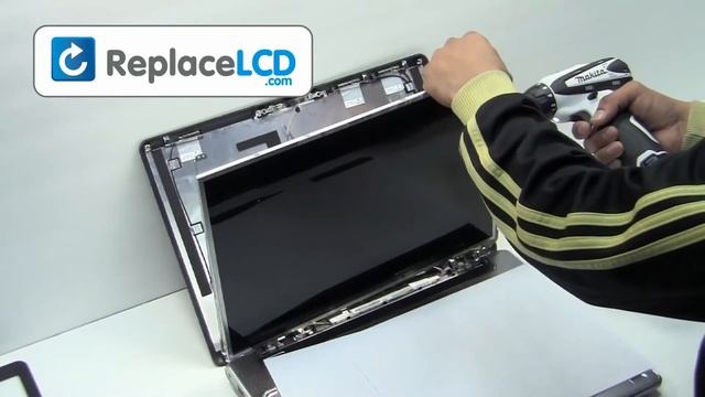 HP Compaq LCD Screen Replacement Guide DV7 DV6 - Replace Fix Repair Install Laptop смотреть онлайн
