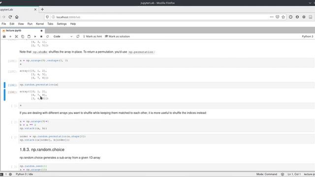 Scipy 2020 - 4.7 - Numerical Computing with Numpy - Random Access смотреть онлайн