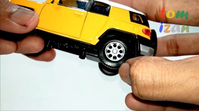 Welly NEX Toyota FJ Cruiser Unboxing Diecast Toy Car (Yellow) смотреть онлайн