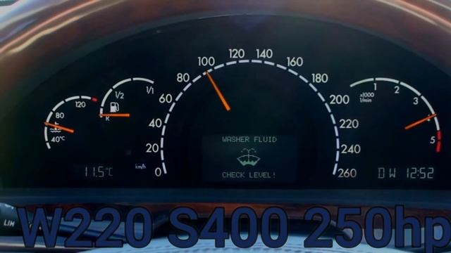 W220 S-class Acceleration- S280, S320, S350, S400, S430, S500, S55, S600, S65