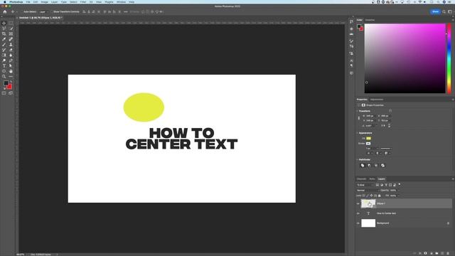 How to Center Text in Photoshop смотреть онлайн