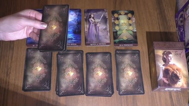 Онлайн гадание Таро " Прошлое ,настоящее ,будущее" на отношения в паре смотреть онлайн