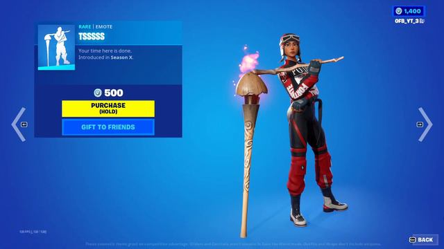 Fortnite Tsssss Emote by Polo Prodigy Skin смотреть онлайн