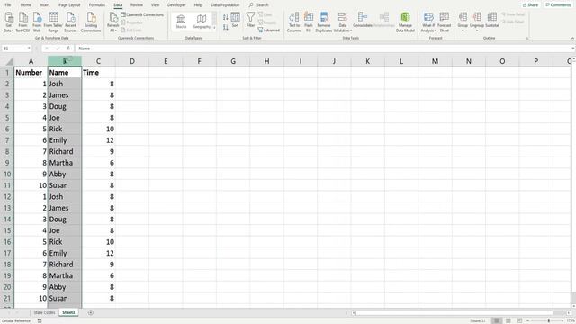 Excel Tutorial - Removing Duplicate Data Points or Sets in Microsoft Excel смотреть онлайн