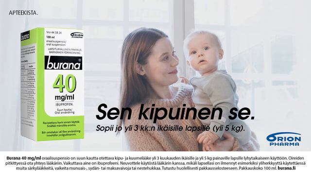Burana 40 mg/ml oraalisuspensio | Sen kipuinen se. смотреть онлайн