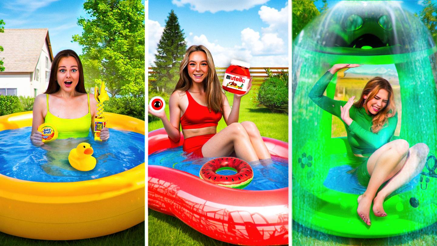 БАССЕЙНЫ ПО ЦВЕТАМ | ЧЕЛЛЕНДЖ смотреть онлайн