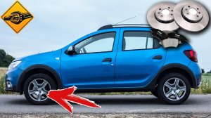 Рено Сандеро, замена тормозных дисков и колодок