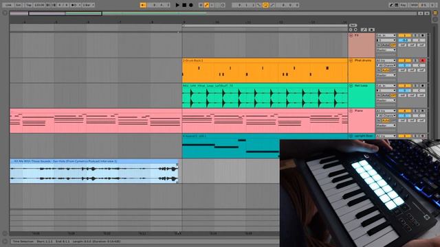 Making a Beat with the Launchkey Mini MK3 смотреть онлайн