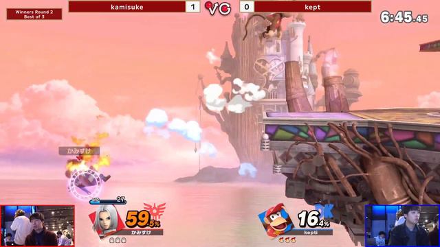 Sumapa 127 - Kamisuke (Hero) Vs. kept (Diddy Kong) Smash Ultimate - SSBU смотреть онлайн