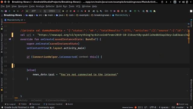#6 Simplify AsyncTask with Anko - Kotlin & Android Fundamentals смотреть онлайн