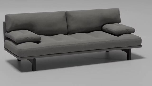 Zanotta: Milano+, inspired couch rendered using Blender смотреть онлайн