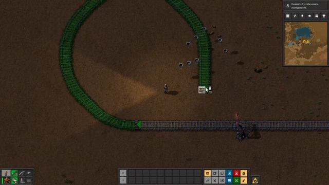 гайд по поездам, станциям и светофорам Factorio смотреть онлайн