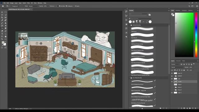 I CAMOUFLAGED MY ICONS IN THE WALLPAPER! Custom Desktop Background Tutorial смотреть онлайн