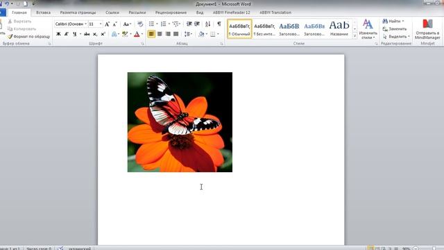 Как обрезать картинку в Word смотреть онлайн
