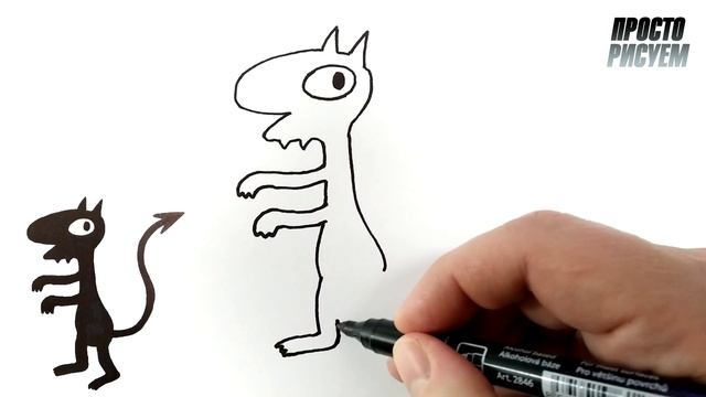 Рисуем демона Люцика ! смотреть онлайн