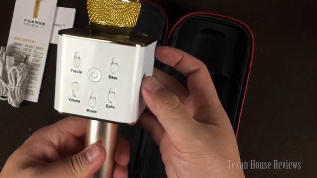 Портативный Беспроводной Bluetooth Микрофон с Динамиком смотреть онлайн