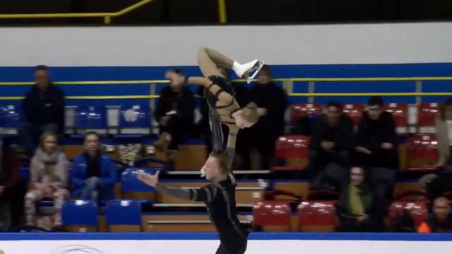 Анастасия Полуянова - Дмитрий Сопот ПП ISU JGP Gdansk 2017-2018