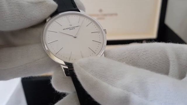 Часы Vacheron Constantin Patrimony в корпусе из белого золота! Полный обзор! смотреть онлайн