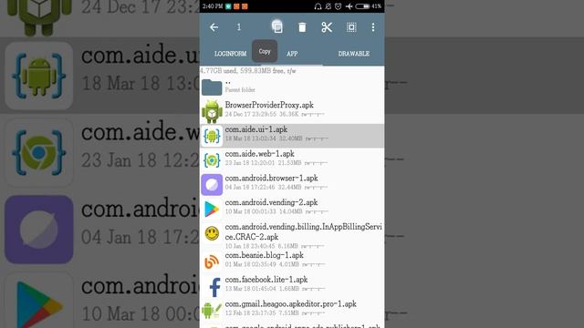 Backup apk Manually in android смотреть онлайн