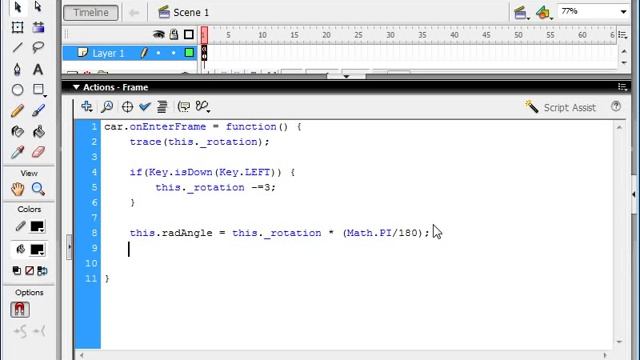 Car Movement - A Flash ActionScript 2.0 Game Tutorial (part 1 of 3) смотреть онлайн