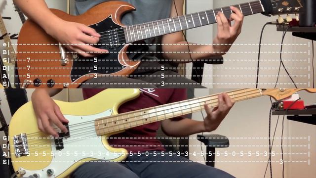 School of Rock - Rock Got No Reason (Guitar Cover & Bass Cover w/ Tabs) смотреть онлайн