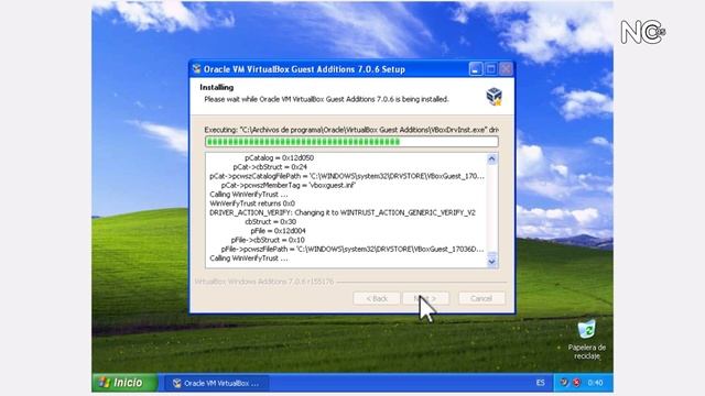 Solucionar imagen en negro al ejecutar Windows XP en Virtual Box 7.0 - Guest Additions 7.0.8 смотреть онлайн