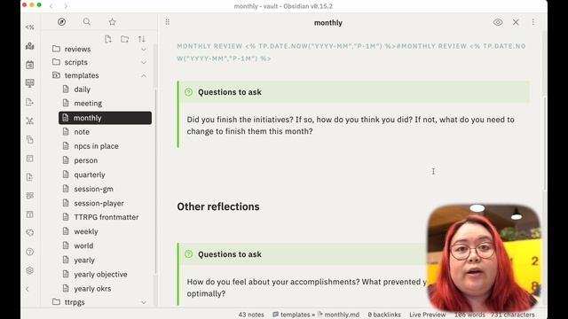 Regular reviews in Obsidian with Periodic Notes смотреть онлайн