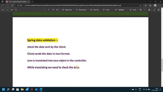 Spring Exception handling and Data validation in telugu // Easy Learning Channel смотреть онлайн