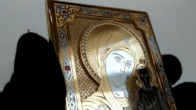 Казанская икона Божией Матери карманная. z509 смотреть онлайн