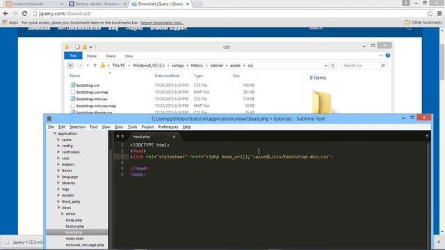 03 Codeigniter 3 - Implement css and js смотреть онлайн