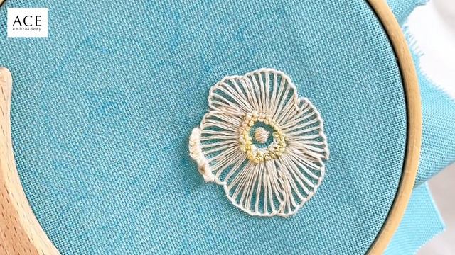 (SUB)【無料図案】6つのステッチでブーケ刺繍/embroidery/ смотреть онлайн