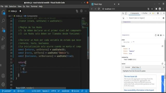? 【 Hook useState 】 ▷ Introducción a Hooks del Curso de REACT JS desde CERO 13 en Español ◁ смотреть онлайн