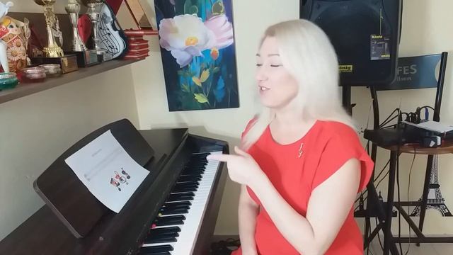 Уроки фортепиано для начинающих - УРОК # 2 ( "Funny notes" + " Twinkle Twinkle Little Star" ) смотреть онлайн