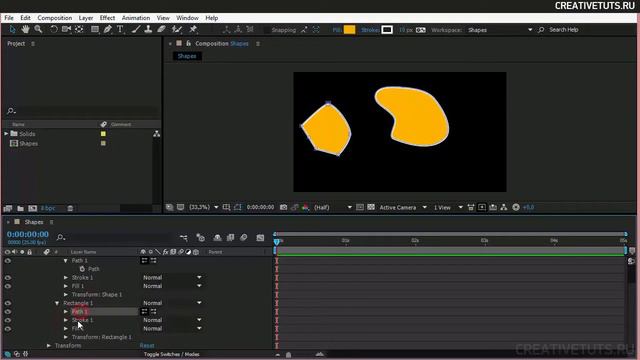 Adobe After Effects   Управление Path