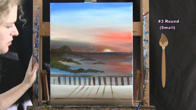 SUNSET BALCONY | Paint And Sip | Step By Step Acrylic Painting Tutorial For Beginners