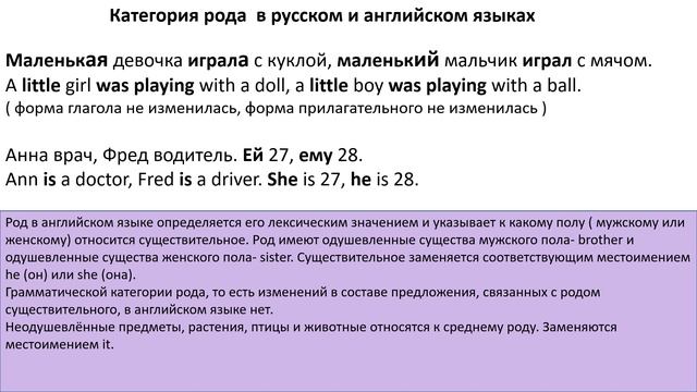 Отличия английского и русского языков смотреть онлайн