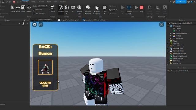 Roblox Studio Race Spin System [ FREE , GIVEAWAY ] смотреть онлайн
