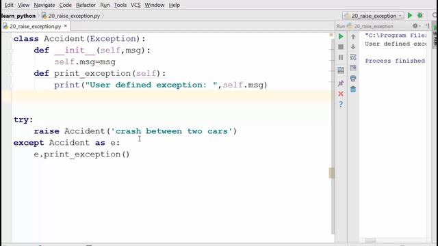 19. Raise Exception And Finally [Python 3 Programming Tutorials] смотреть онлайн