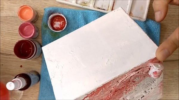 Mixed Media Box / Микс Медиа "зефирная" шкатулка